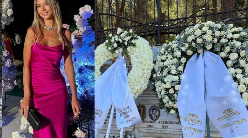 Ανείπωτη θλίψη στην κηδεία της Αλεξάνδρας Νικολαΐδου: Ο Ντέμης συντετριμένος έφτασε μαζί με την κόρη του με ταξί
