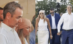 Με μπαντάνα σήμερα η Μαρέβα και πέδιλα που φορούν μόνο οι γαλαζοαίματες για να παρακολουθήσει τη θεία λειτουργία