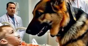 Πριν από την επέμβαση, το αγόρι αγκάλιασε τον σκύλο του, αλλά ξαφνικά ο σκύλος πήδηξε από το…