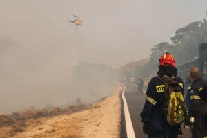 Βελτιωμένη εικόνα στα μέτωπα των πυρκαγιών σε Αχαΐα, Πρέβεζα, Χίο και Ζάκυνθο – Σε ύφεση η πυρκαγιά στη Ζαχάρω