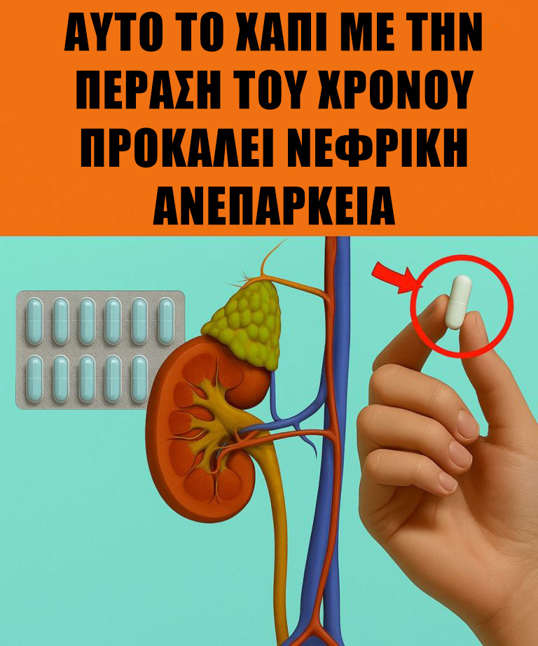 ΠΡΟΣΟΧΗ: ΑΥΤΟ ΤΟ ΧΑΠΙ ΜΠΟΡΕΙ ΝΑ ΠΡΟΚΑΛΕΣΕΙ ΝΕΦΡΙΚΗ ΑΝΕΠΑΡΚΕΙΑ