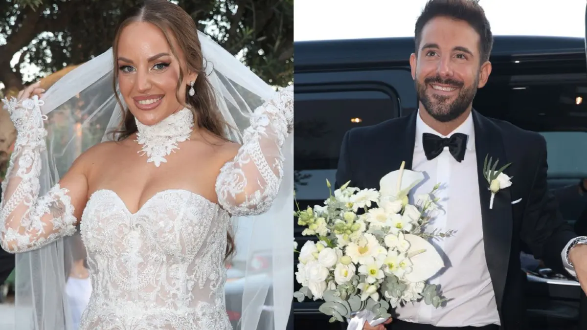 Γιώργος Λιβάνης – Ανδρομάχη: Παντρεύτηκαν! Η άφιξη της νύφης και οι εκλεκτοί καλεσμένοι