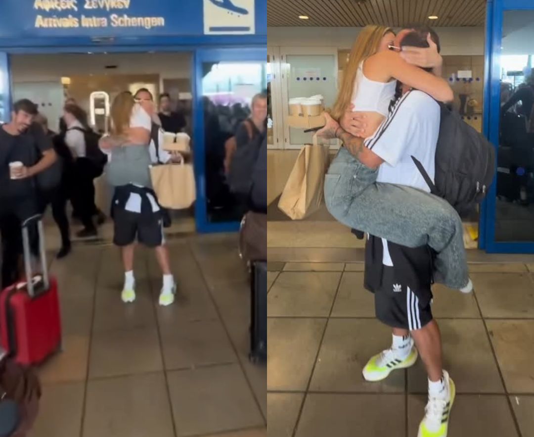 Τους κοίταγαν όλοι: Σούσουpo στο αεροδρόμιο με Άρη Σοϊλέδη και Μαριλίνα Κυπαρίσση