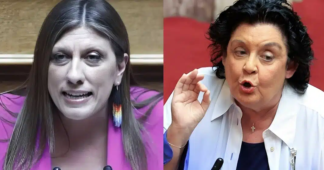 Ο κακός χαμός μέσα στη Βουλή με Ζωή Κωνσταντοπούλου και Λιάνα Κανέλλη