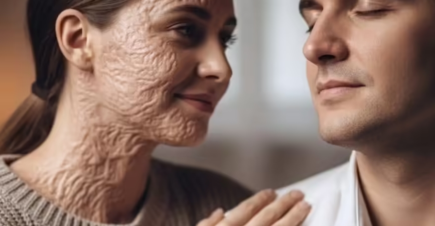 Παντρεύτηκα έναν τυφλό άντρα γιατί πίστευα ότι δεν θα μπορούσε να δει τις ουλές μου αλλά τη νύχτα του γάμου μας, μου ψιθύρισε κάτι που πάγωσε την ψυχή μου