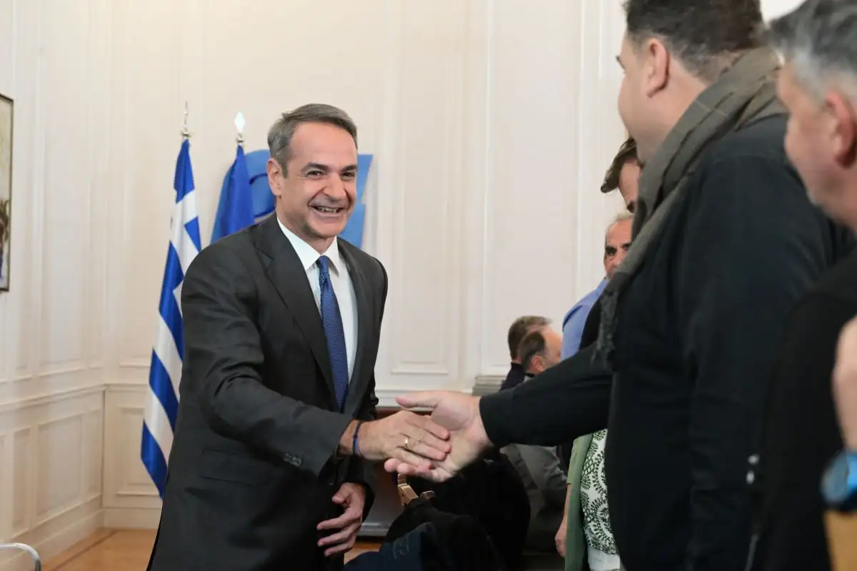 Συνάντηση Κυριάκου Μητσοτάκη με αγρότες – Τι είπε για τους απόντες