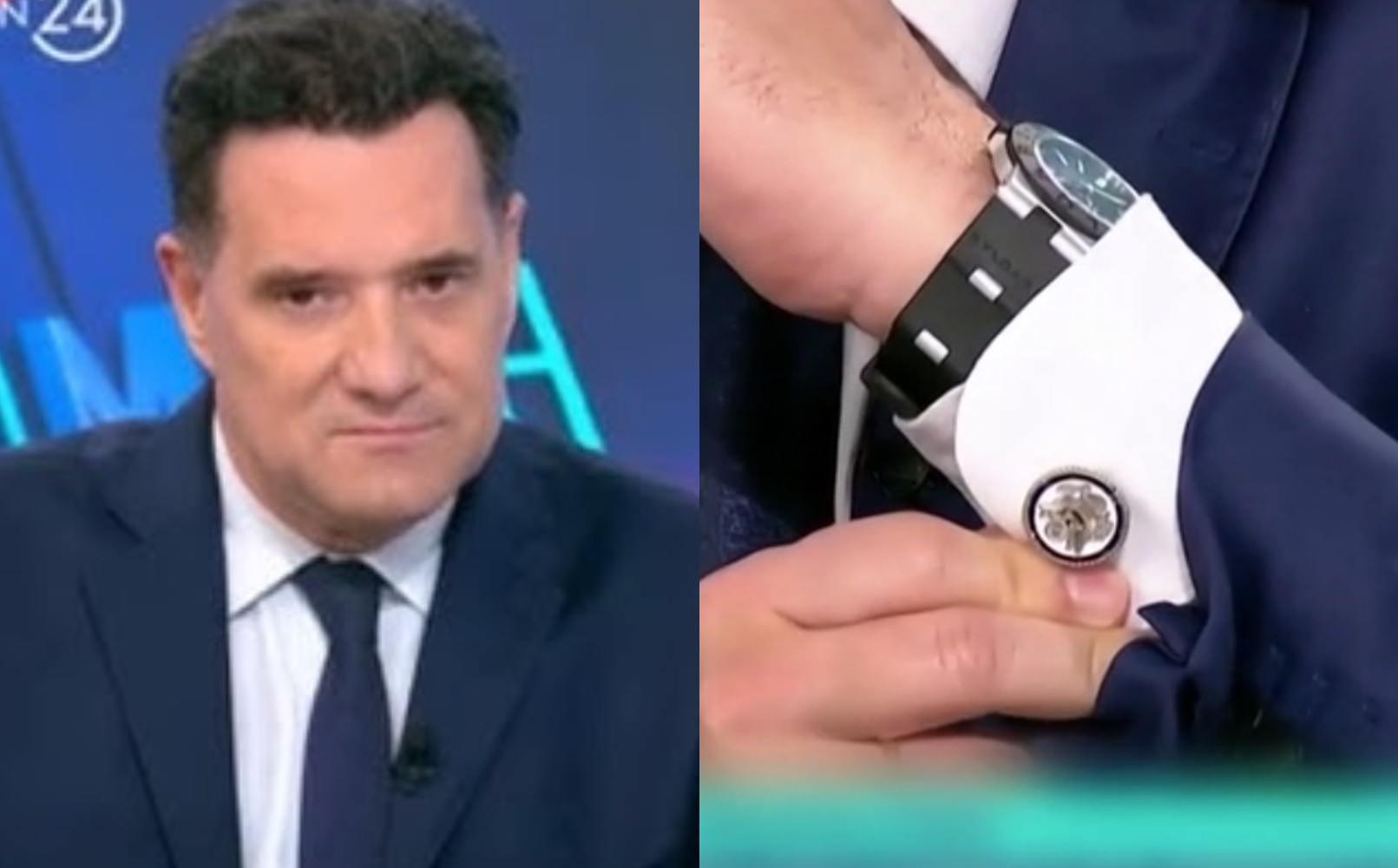 Χαμός με τα μανικετόκουμπα του Άδωνι Γεωργιάδη στη Νίκαια: «Όταν πας στον Δράκουλα δεν έχεις Σταυρό;»