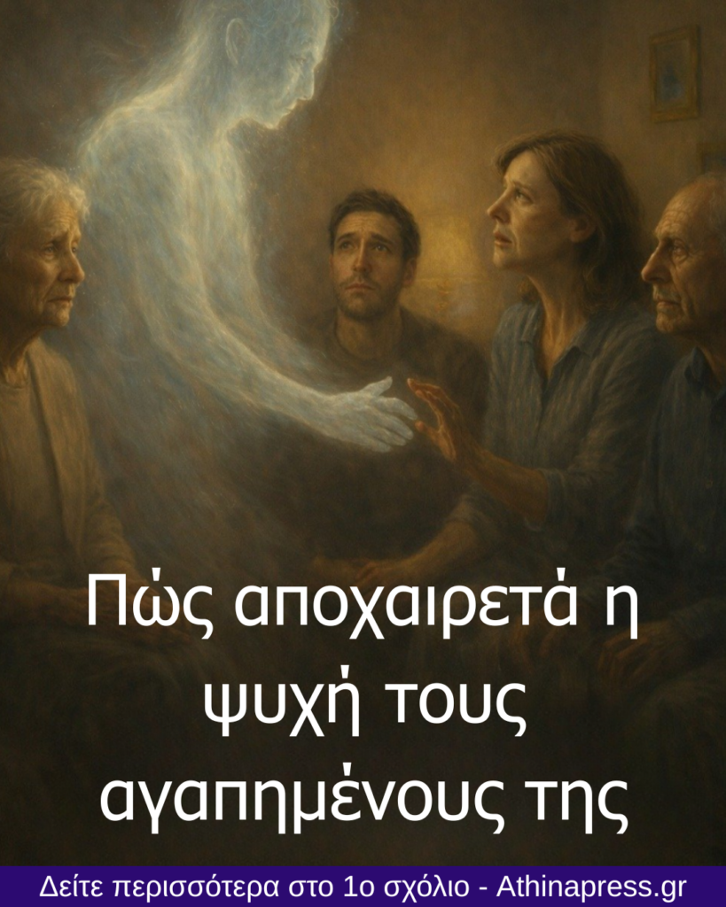 Πώς αποχαιρετά η ψυχή τους αγαπημένους της