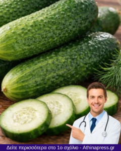 Οι γιατροί αποκαλύπτουν: Η καθημερινή κατανάλωση αγγουριού μπορεί να προκαλέσει απρόσμενες αλλαγές στο σώμα σας