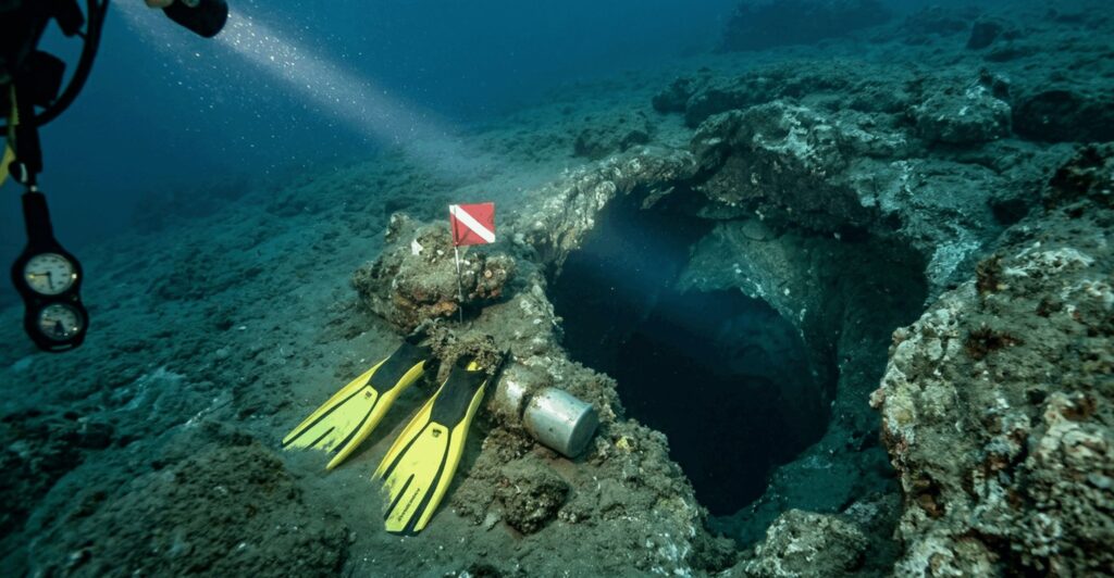 Γι’ αυτό έβγαλε βατραχοπέδιλα και οξυγόνο: Τι είναι η κίνηση «έσχατης ελπίδας» που έκανε ο 34χρονος δύτης στο «Πηγάδι του Διαβόλου»