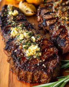 Ιταλικό Στέικ με Βούτυρο, Σκόρδο και Βότανα