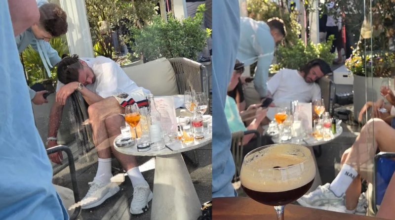 Σε άθλια κατάσταση ο Τζακ Γκρίλις: Πιάστηκε να κοιμάται σε μπαρ μεθυσμένος μετά από πάρτι με τους φίλους του, δείτε φωτογραφίες