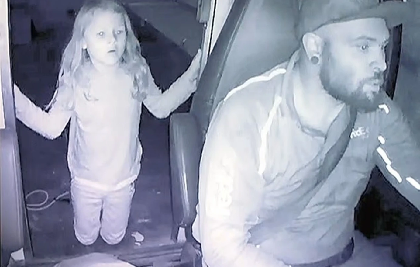 Ανατριχιαστική φωτογραφία δείχνει τις τελευταίες στιγμές 7χρονης που απήγαγε και σκότωσε διανομέας στο Τέξας