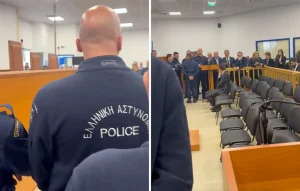 Βίντεο μέσα από την αίθουσα της δίκης για τα Τέμπη ανάρτησε η Ζωή Κωνσταντοπούλου