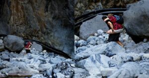 Πόσο συγκινητικό: Πατέρας διασχίζει όλο το φαράγγι της Σαμαριάς έχοντας αγκαλιά την κόρη του με ειδικές ανάγκες