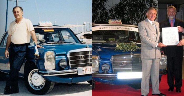 Έλληνας Ταξιτζής για Βιβλίο Γκίνες: Έκανε 4.6 Εκατομμύρια Χιλιόμετρα Σε 23 Χρόνια Με Το Ίδιο Αυτοκίνητο