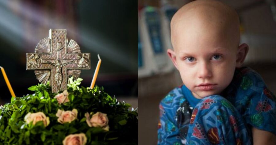 «Ο Χριστός μιλάει πάντα τελευταίος»: Τρίχρονο αγοράκι με λευχαιμία σώθηκε χάρη στον Τίμιο Σταυρό