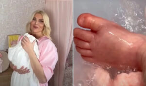 Κατερίνα Καινούργιου: Έκανε τη νεογέννητή κόρη της Ξένια μπάνιο – Όλοι σχολάζουν το ίδιο