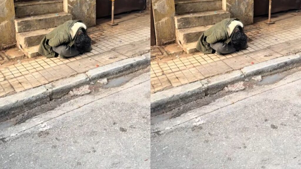 Εικόνες γροθιά στο στομάχι – Ναρκομανείς κοιμούνται οκλαδόν στο κέντρο της Αθήνας