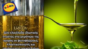 Προσοχή: Δύο λάδια ιδιωτικής ετικέτας στα Lidl τα χειρότερα της αγοράς σε φυτοφάρμακα