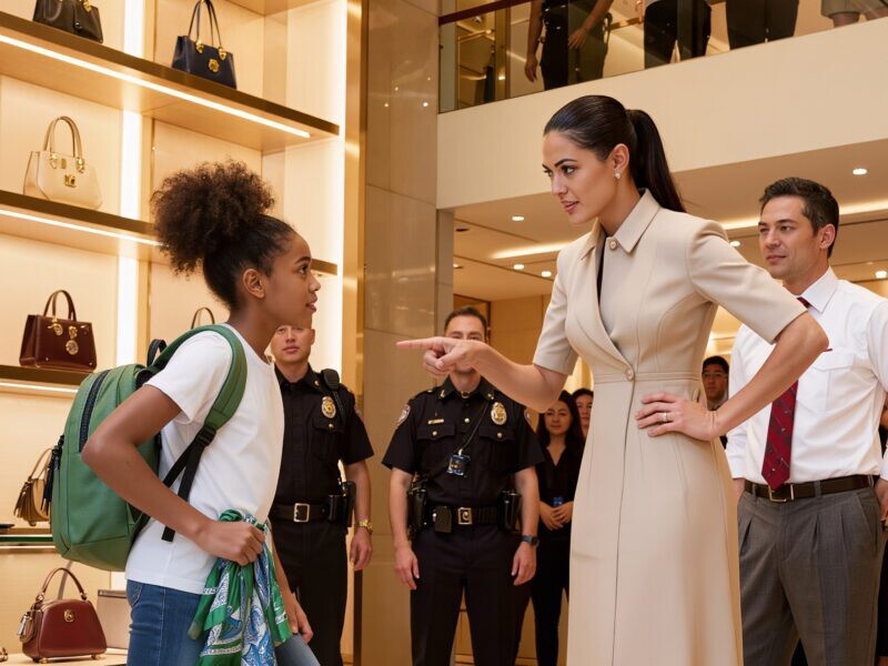 Σοκαριστική σκηνή σε ένα πολυτελές κατάστημα… μια έφηβη κατηγορείται για κλοπή… μόνο εξαιτίας της εμφάνισής της!