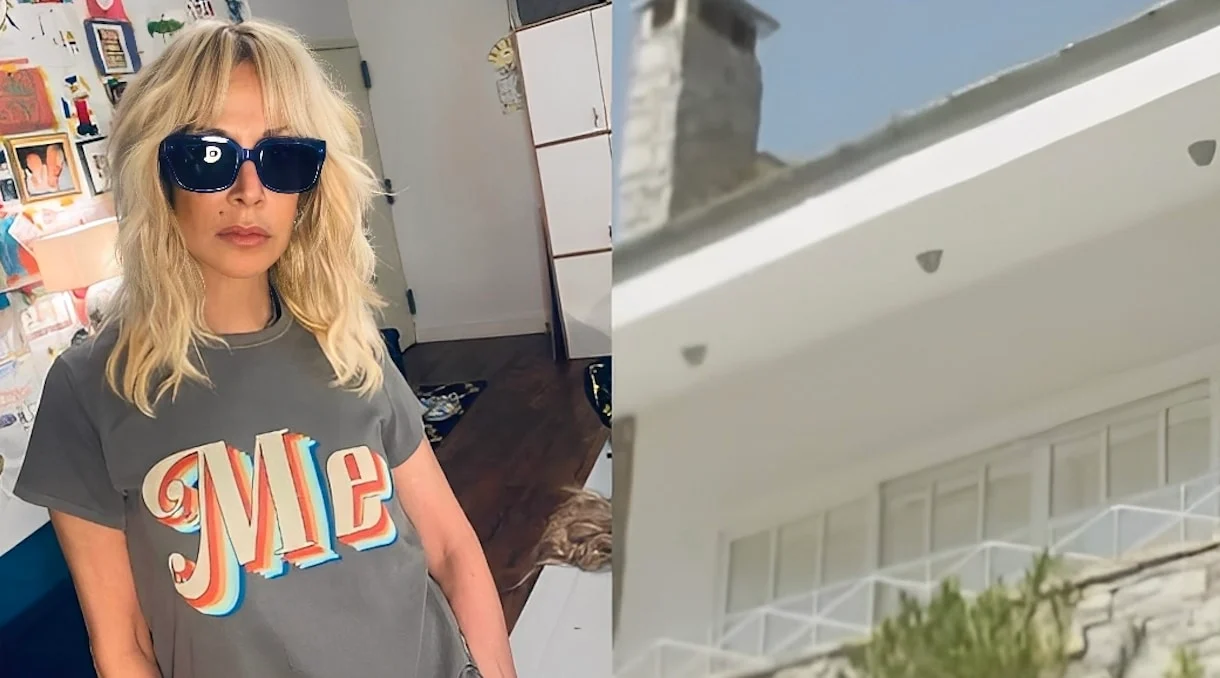 Άννα Βίσση: Η βίλα της στην Εκάλη από πέτρα, με την πισίνα και το γήπεδο τένις