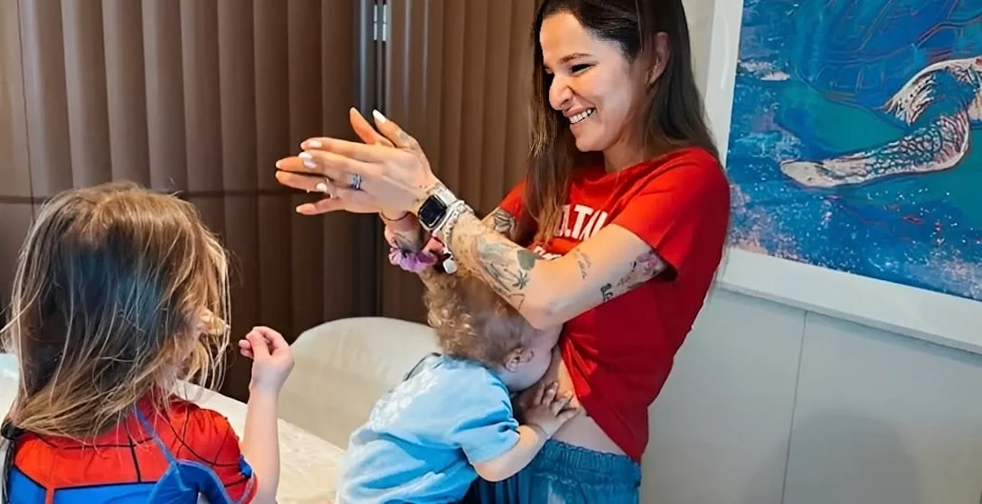 Εριέττα Κούρκουλου: Οι φωτογραφίες από το Πάσχα στην Κέρκυρα με τα παιδιά της