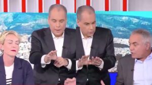 Πανικός στον «αέρα» με Σδούκου – Σκουρλέτη: Σε σοκ ο Στραβελάκης, μπήκε ανάμεσά τους για να τους χωρίσει