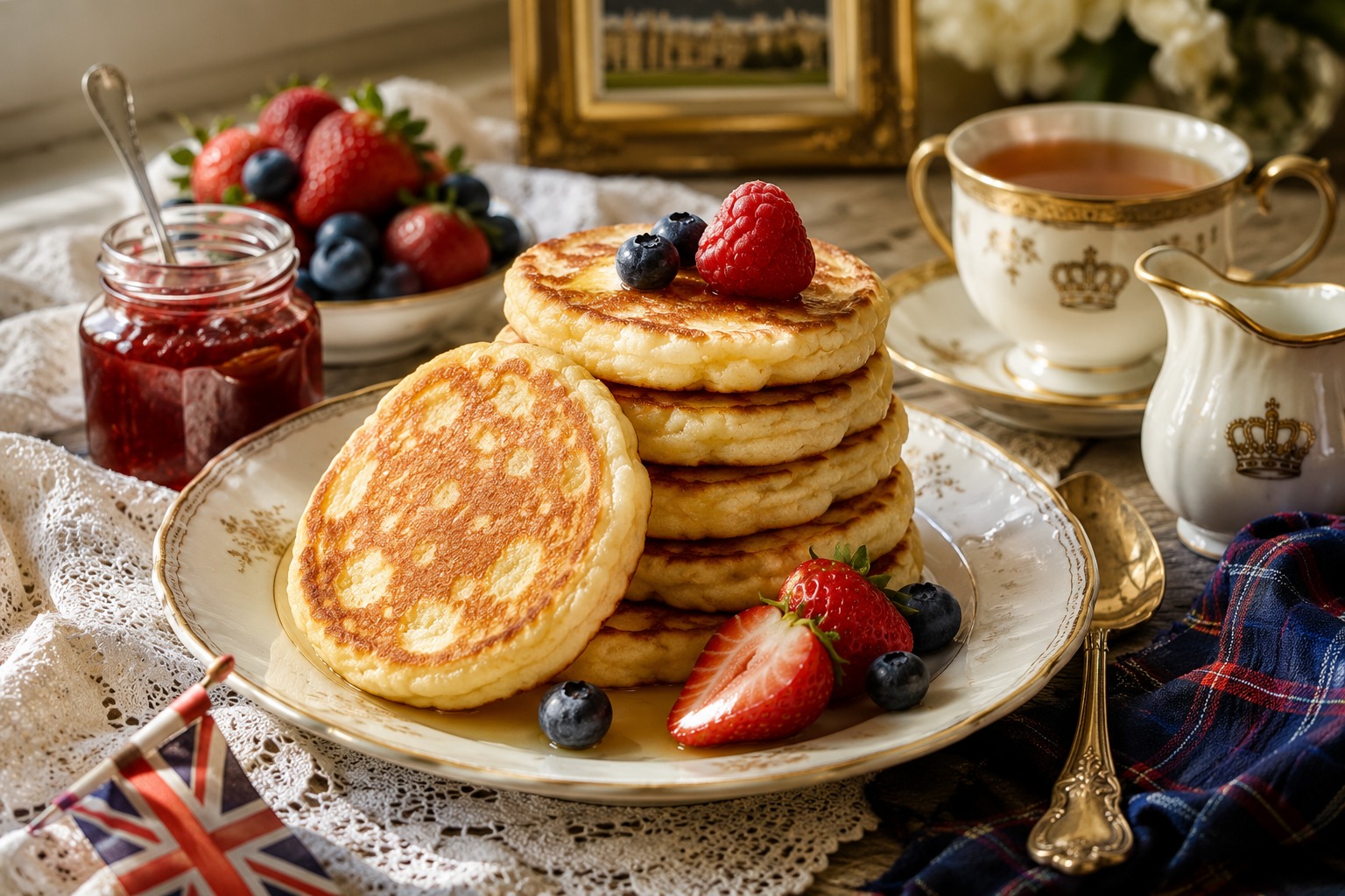 Τα αφράτα pancakes της Βασίλισσας Ελισάβετ που έγιναν διάσημα σε όλο τον κόσμο