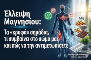 Έλλειψη Μαγνησίου: Τα «κρυφά» σημάδια, τι συμβαίνει στο σώμα μας και πώς να την αντιμετωπίσετε