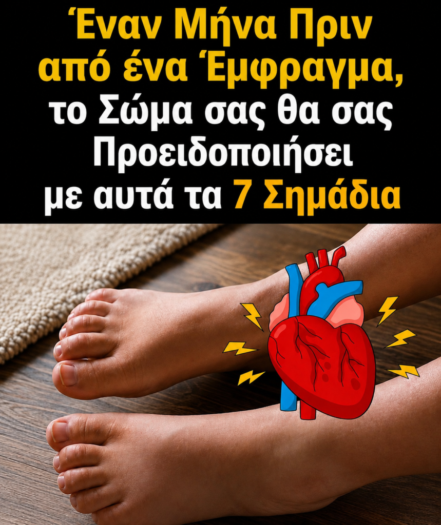 7 Σημάδια που Μπορεί να Εμφανιστούν Πριν από ένα Έμφραγμα
