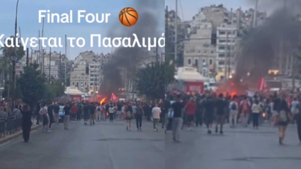 Καίγεται το Πασαλιμάνι πριν τον τελικό, δείτε εικόνες