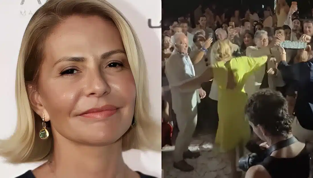 Μάνα είναι μόνο μία: Η Τζένη Μπαλατσινού χόρεψε ζεϊμπέκικο στο γλέντι πριν τον γάμο της κόρης της