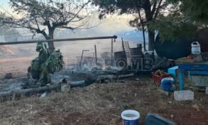 Στις φλόγες κτηνοτροφική μονάδα