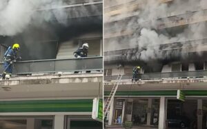 Θεσσαλονίκη ΤΩΡΑ: Φωτιά σε διαμέρισμα πάνω από βενζινάδικο