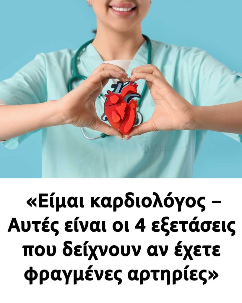 «Είμαι καρδιολόγος – Αυτές είναι οι 4 εξετάσεις που δείχνουν αν έχετε φραγμένες αρτηρίες»