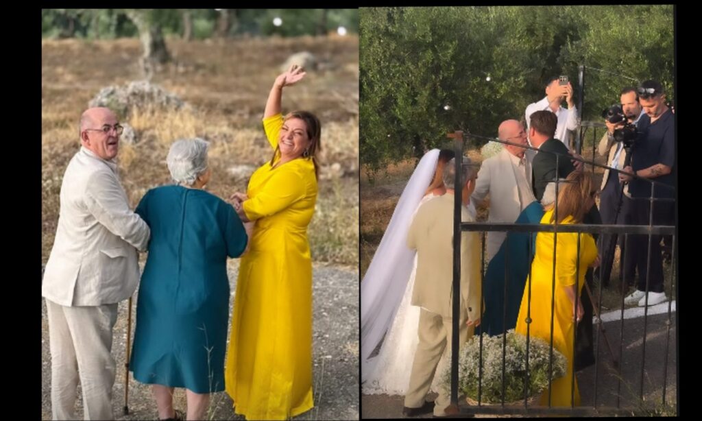 Αντί να κοιτάνε την Μπάρκα που ήταν νύφη… κοιτούσαν την Μπεκατώρου: Εμφανίστηκε στο γάμο με δημιουργία του ίδιου σχεδιαστή που έκανε και το νυφικό