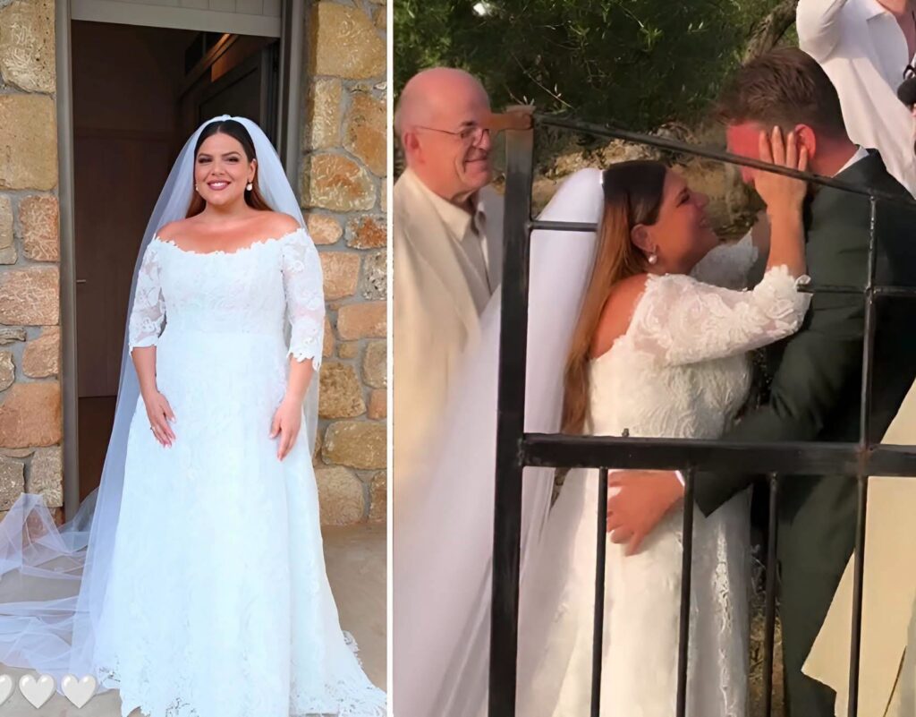 ΤΡΕΛΑ ΣΤΟΝ ΓΑΜΟ ΤΗΣ ΔΑΝΑΗΣ ΜΠΑΡΚΑ – Ο ΧΡΗΣΤΟΣ ΧΑΤΖΗΠΑΝΑΓΙΩΤΗΣ ΤΗ ΣΥΝΟΔΕΥΣΕ ΣΤΗΝ ΕΚΚΛΗΣΙΑ