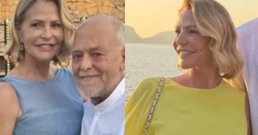 Τζένη Μπαλατσινού: Οι σχεδιαστές που υπογράφουν τα 2 φορέματα που φόρεσε στον γάμο της κόρης της, Αμαλίας
