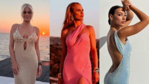 Αθηνά Οικονομάκου – Μπρούνο Τσερέλα: Εντυπωσιακές εμφανίσεις στην Πάρο – Τι επέλεξαν οι καλεσμένες για την τελετή (Φωτογραφίες)