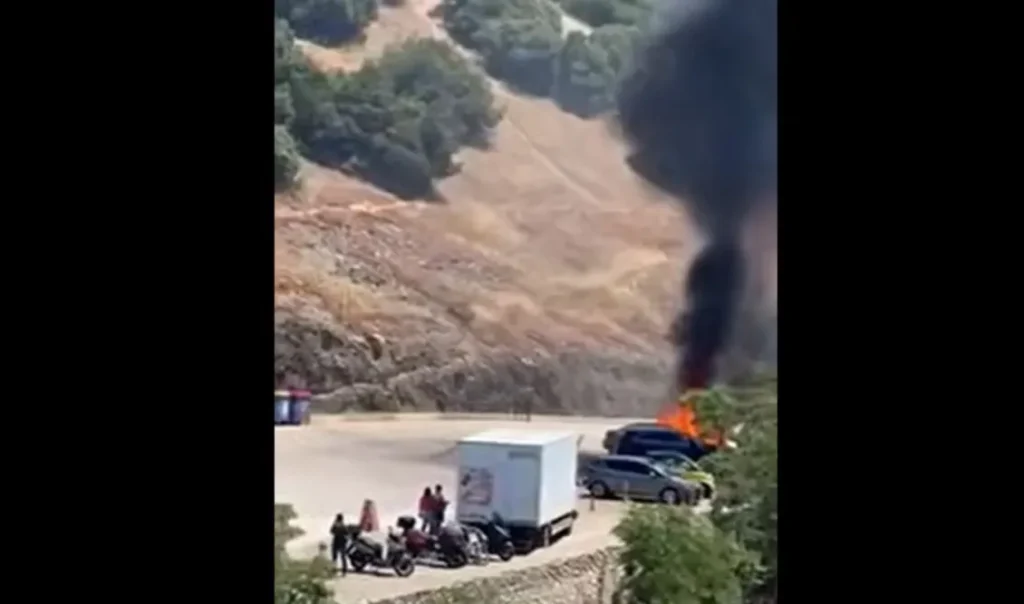 ΣΤΙΓΜΕΣ ΠΑΝΙΚΟΥ ΣΤΗ ΜΟΝΗ ΤΟΥ ΜΕΓΑΛΟΥ ΜΕΤΕΩΡΟΥ: ΠΗΡΕ ΦΩΤΙΑ ΣΤΟ ΠΑΡΚΙΝΓΚ ΚΑΙ ΠΡΟΚΑΛΕΣΕ ΑΝΑΣΤΑΤΩΣΗ