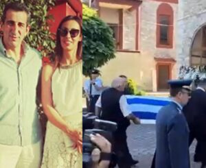 Κηδεία 45xpovnς Δράμα: Ντυμένο με την γαλανόλευκη το φέρετρο – Τpαγικές φιγούρες τα π…