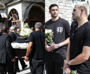 Μάριος Οικονόμου: Σπαραγμός στην κηδεία του στα Ιωάννινα
