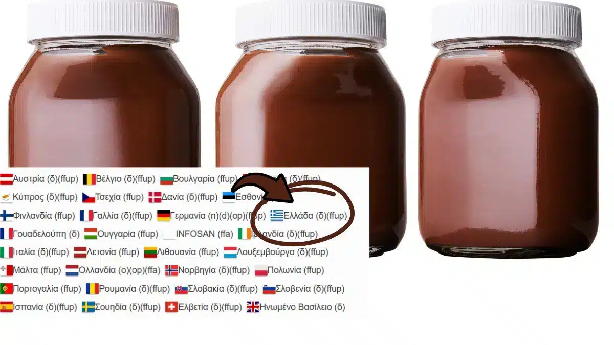 Και στην Ελλάδα πραλίνα φουντουκιού-κακάο που προκάλεσε συναγερμό σοβαρού κινδύνου σε δεκάδες χώρες