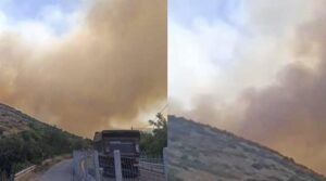 Έκλεισε η Αθηνών – Λαμίας λόγω φωτιάς – Σε γενική επιφυλακή οι πυροσβεστικές δυνάμεις