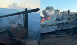 Στις φλόγες κτηνοτροφική μονάδα