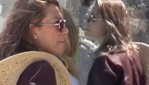Η μίση Μύκονος γύρισε να την κοιτάξει: Η Βίκυ Καγιά με μυκονιάτικο αέρα μαγνήτισε τα βλέμματα στην Ψαρρού με το μοντέρνο στιλ της αλλά και την τσάντα της