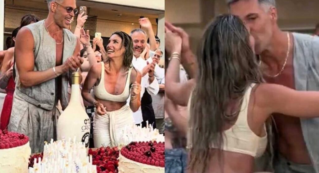 Το λαμπερό γαμήλιο γλέντι της Αθηνάς Οικονομάκου και του Μπρούνο Τσερέλα στην Πάρο