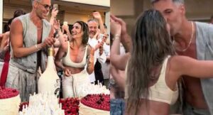 Το λαμπερό γαμήλιο γλέντι της Αθηνάς Οικονομάκου και του Μπρούνο Τσερέλα στην Πάρο