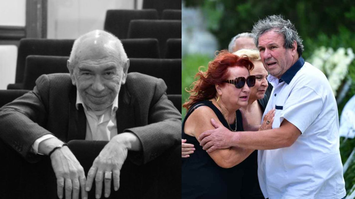 Το ύστατο χαίρε στον Σωτήρη Τσόγκα: Ράκος η Μαίρη Ράζη στην κηδεία του συζύγου της – Υποβασταζόμενη από την κόρη της